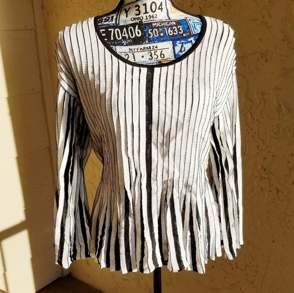 Just Cavalli Bell Sleeved Blouse tie back L